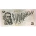 AUSTRALIA 1985 . TWO 2 DOLLAR BANKNOTE . ERROR . MISSING FULL COLOUR SIMULATION ON ONE SIDE